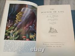 H. G. WELLS SIGNED The Science Of Life 1st Edition 4 volumes