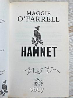 HAMNET Maggie O'Farrell SIGNED UK 1st paperback edition 1st printing 2021
