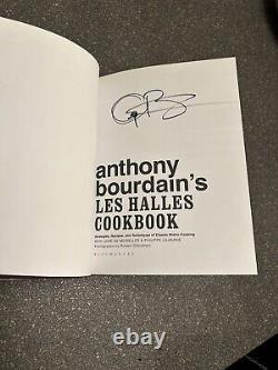 HAND-SIGNED Anthony Bourdain Les Halles Cookbook 1st Ed. 2004 U. S. Hardback Book