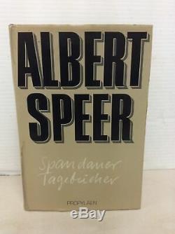 HAND-SIGNED by ALBERT SPEER Adolf Hitler Armaments MinisterWWII Nazis