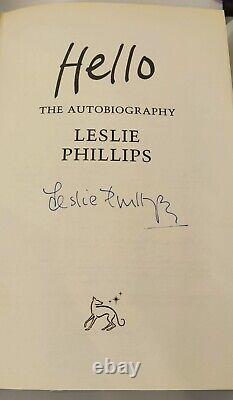 HELLO Leslie Phillips SIGNED Autobiography 1st/1st 2006 Carry On Harry Potter