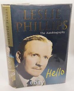 HELLO Leslie Phillips SIGNED Autobiography 1st/1st 2006 Carry On Harry Potter