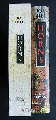 HORNS Joe Hill US SIGNED LTD HB/DJ SLIPCASED Suntup Press Magdalena Kaczan