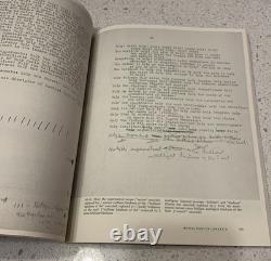 HOWL Original Draft Facsimile SIGNED by Allen Ginsberg 1st Edition Paperback