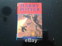 Hand Signed By Jk Rowling First Edition Harry Potter And The Goblet Of Fire