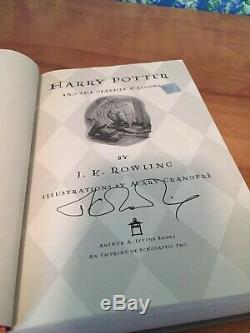 Harry Potter And The Deathly Hallows Signed J K Rowling 1st Edition Hologram