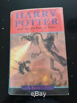 Harry Potter Goblet of Fire Signed JK ROWLING First 1st Edition 1st Print