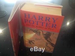 Harry Potter Goblet of Fire Signed JK ROWLING First 1st Edition 1st Print