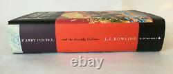 Harry Potter and the Deathly Hallows Rare With Blank Pages Signed 1st Edition