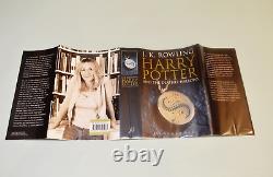 Harry Potter and the Deathly Hallows SIGNED J K Rowling 1st ed Excellent