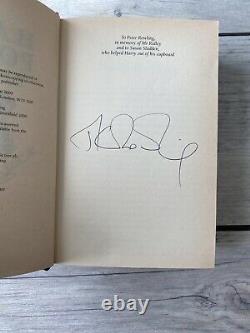Harry Potter and the Goblet of Fire Hand Signed by J. K Rowling