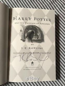 Harry Potter and the Prisoner of Azkaban Signed by JK Rowling First Edition
