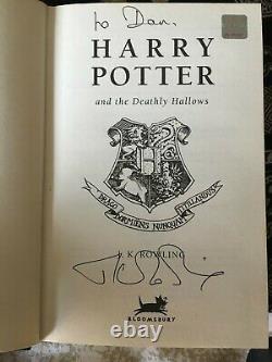 Harry potter and the deathly hallows 1st edition Signed