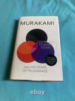 Haruki Murakami SIGNED 1st/1st WHITE Waterstones Colourless Tsukuru Stickers