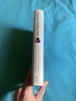 Haruki Murakami SIGNED 1st/1st WHITE Waterstones Colourless Tsukuru Stickers