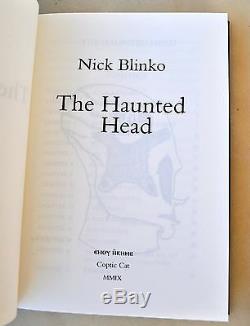 Haunted Head Nick Blinko Signed Ltd Ed 1/350 with Postcard Outsider Art Current 93