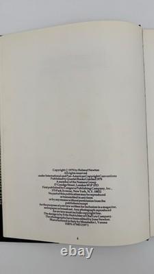 Helmut Newton Signed Sleepless Nights 1st Edition 1978