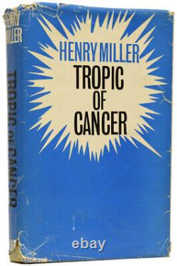 Henry MILLER / Tropic of Cancer Signed 1st Edition