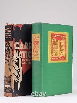 Herbert Asbury / Carry Nation Signed 1st Edition 1929