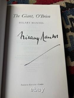 Hilary Mantel the Giant, O'Brien, 1st edition, signed, fine