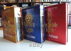 His Dark Materials Philip Pullman Signed Limited Numbered 10th Anniversary 3Vols