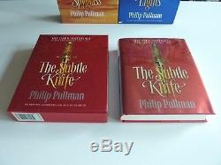 His Dark Materials Philip Pullman Signed Limited Numbered 10th Anniversary 3Vols