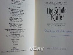 His Dark Materials Philip Pullman Signed Limited Numbered 10th Anniversary 3Vols