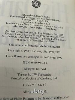 His Dark Materials Trilogy Philip Pullman 1st Edition Hardback SIGNED