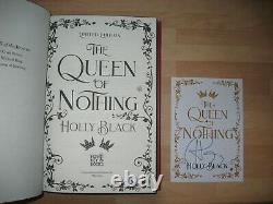 Holly Black The Wicked King Queen Of Nothing Illumicrate signed 1st Folk Of Air
