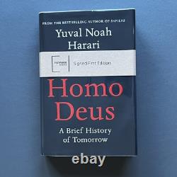 Homo Deus, Yuval Noah Harari, Signed 1st Edition, Hardback 2016