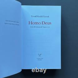 Homo Deus, Yuval Noah Harari, Signed 1st Edition, Hardback 2016
