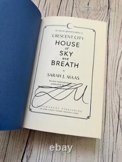 House Of Sky And Breath by Sarah Maas HAND Signed 1st Print, 1st Edition