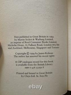 How Late It Was, How Late By James Kelman Signed & Dated 1st Edition HB Book