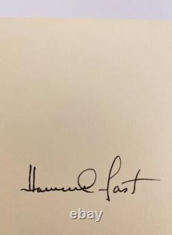 Howard FAST, APRIL MORNING, SIGNED, 1ST EDITION, 1961. HC Dust Jacket