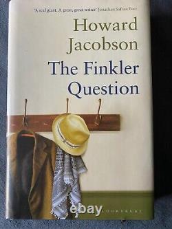 Howard Jacobson The Finkler Question 1st/1st HBDJ signed Booker Prize Winner