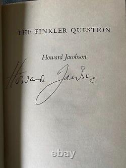 Howard Jacobson The Finkler Question 1st/1st HBDJ signed Booker Prize Winner