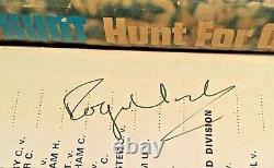 Hunt for Goals by Roger Hunt 1st Edition + Signed Program Liverpool v Man U 1973