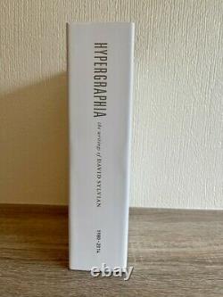 Hypergraphia The Writings Of David Sylvian Ex Japan Signed LTD Edition RARE
