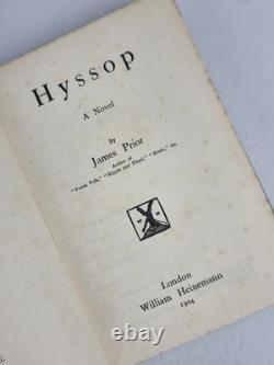 Hyssop, James Prior 1st Edition, Signed