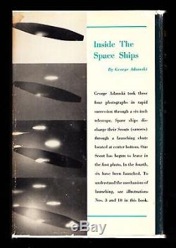INSIDE THE SPACE SHIPS (1955) GEORGE ADAMSKI, SIGNED, 1st Edition
