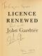 Ian FLEMING, John GARDNER / Licence Renewed James Bond 007 Signed 1st Edition