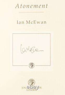 Ian McEWAN, born 1948 / Atonement Signed 1st Edition