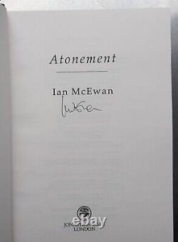 Ian McEwan ATONEMENT 1st/1st edition SIGNED Jonathan Cape Hardback