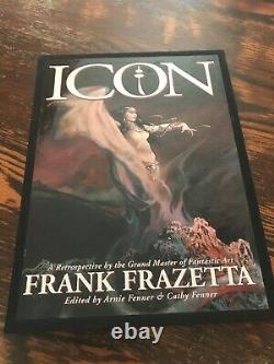 Icon A Retrospective By The Grand Master Of Fantastic Art Frank Frazetta Signed