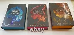 Illumicrate Daughter of Smoke and Bone Trilogy Set Signed by Laini Taylor
