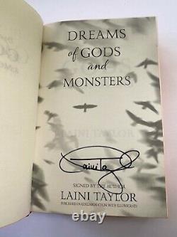 Illumicrate Daughter of Smoke and Bone Trilogy Set Signed by Laini Taylor