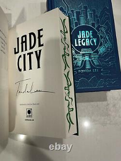 Illumicrate Jade City Jade War Jade Legacy Green Bone Saga Signed FONDA LEE 1st