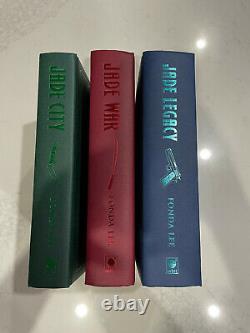 Illumicrate Jade City Jade War Jade Legacy Green Bone Saga Signed FONDA LEE 1st