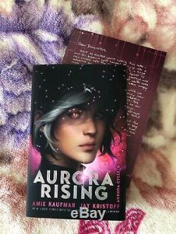 Illumicrate May AURORA RISING Amie Kaufman Jay Kristoff DOUBLE SIGNED + Letter