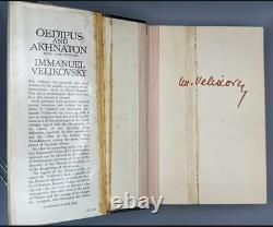 Immanuel Velikovsky OEDIPUS AND AKHNATON Myth and History Signed 1st 1st Edition